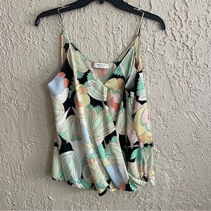 ⭐️ Bailey 44 Bubble Hem Faux Wrap Camisole Top